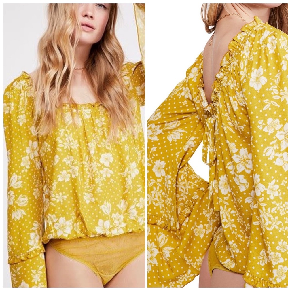 NWT Free People One On One Date Bodysuit